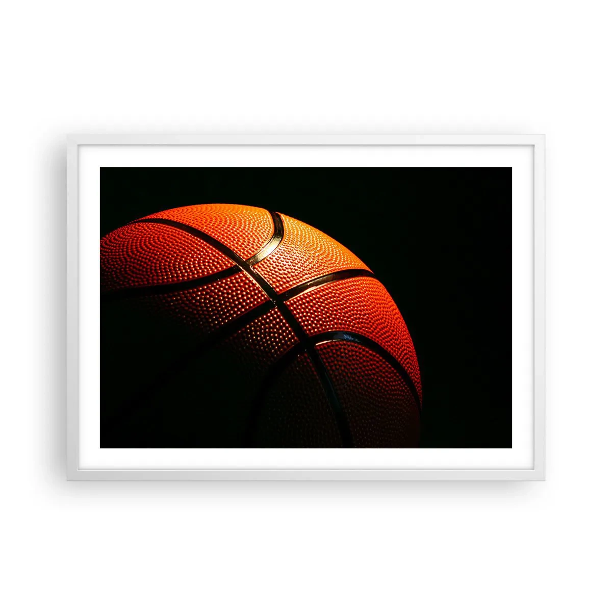 Poster in een witte lijst - Mooi als een planeet - 70x50 cm
