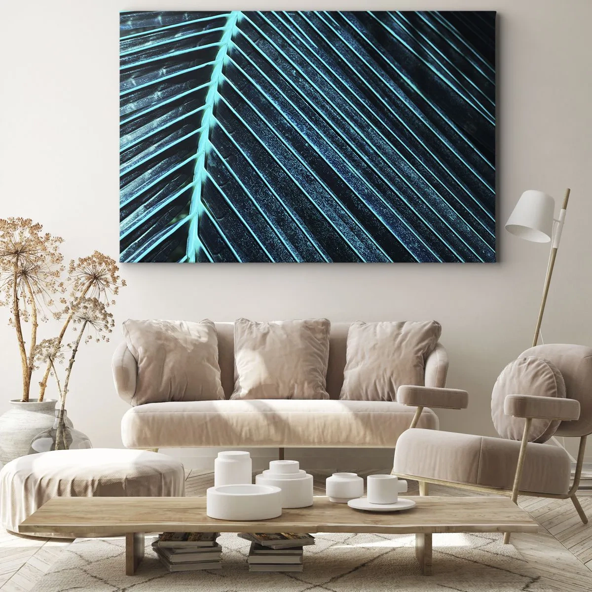 Schilderen op canvas - Groene textuur - 120x80 cm