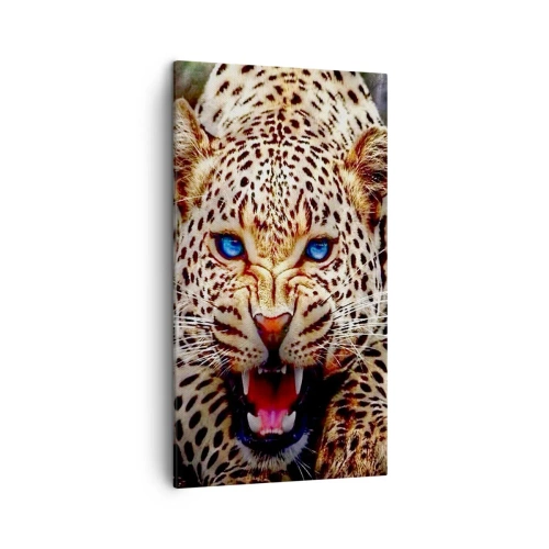 Schilderen op canvas - Boosheid schaadt de schoonheid niet - 45x80 cm