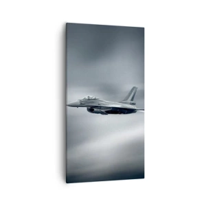 Schilderen op canvas - Ga je de handschoen toewerpen? - 55x100 cm