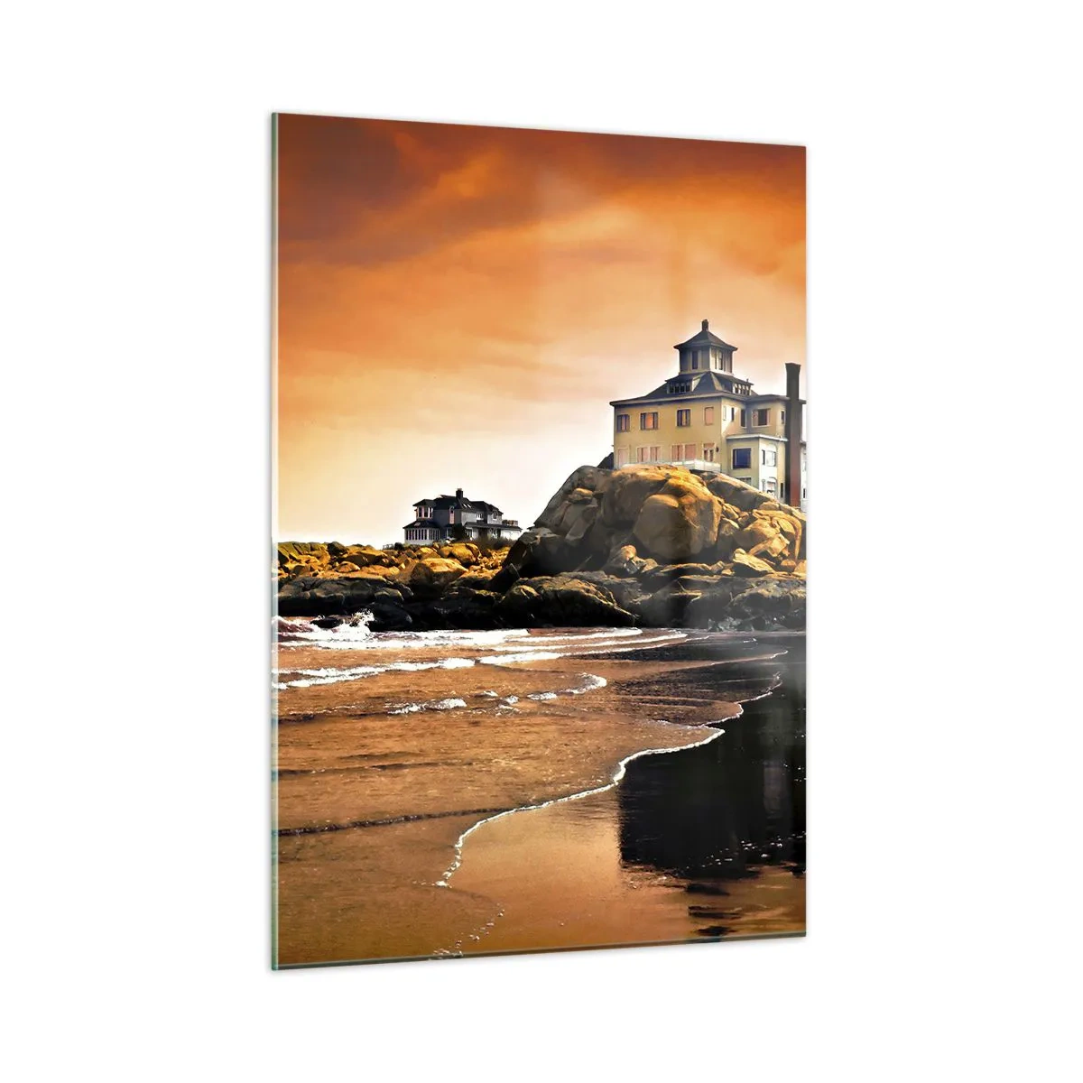 Schilderen op glas - Westkust elegantie - 50x70 cm