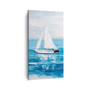Schilderen op canvas - Met een vriend aan mijn zijde - 45x80 cm
