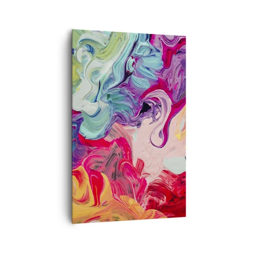 Schilderen op canvas - De geboorte van kleuren - 80x120 cm