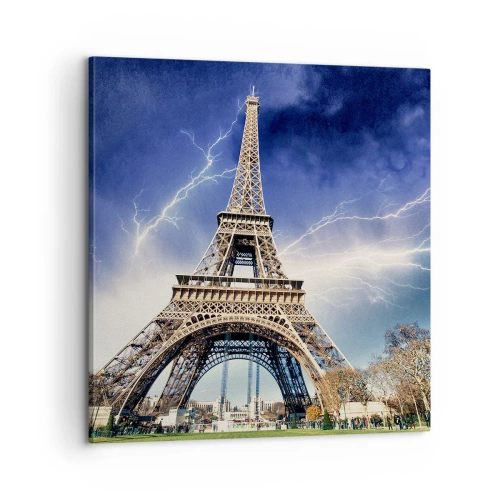 Schilderen op canvas - Heerser van de stormen - 60x60 cm