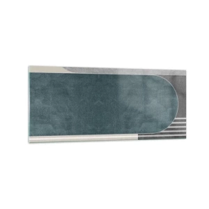 Schilderen op glas - Compositie op niveau - 120x50 cm