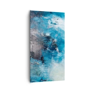 Schilderen op canvas - Rhapsody in Blauw - 65x120 cm