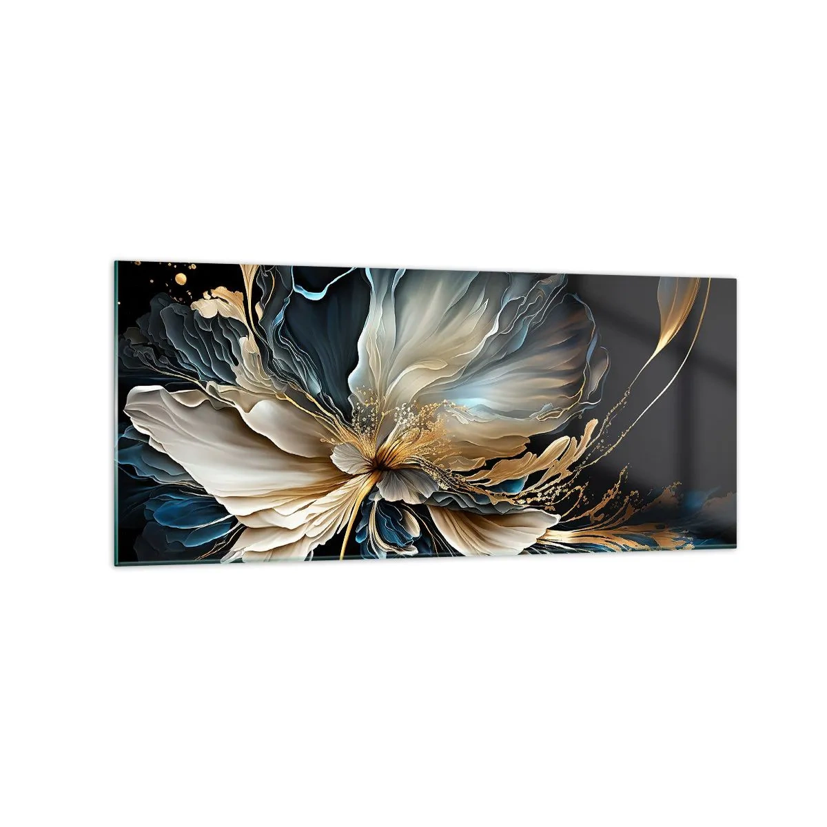 Schilderen op glas - Sprookjesachtige varenbloem - 120x50 cm