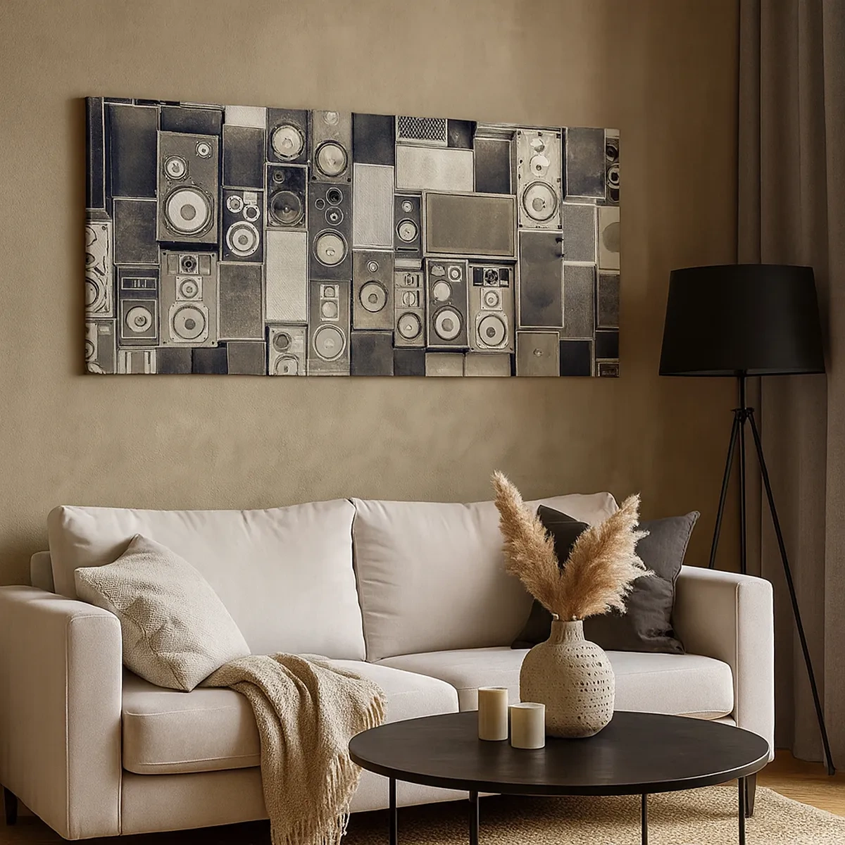 Schilderen op canvas - En alles is goed - 30x30 cm