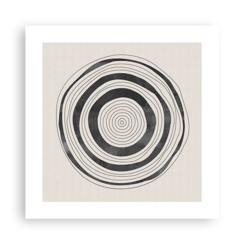 Poster - Wat belangrijk is, is wat er tussenin zit - 40x40 cm