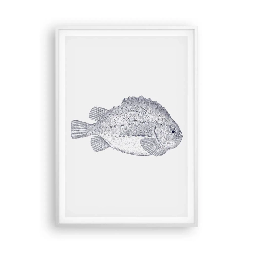 Poster in een witte lijst - Voor het album van de natuuronderzoeker - 70x100 cm