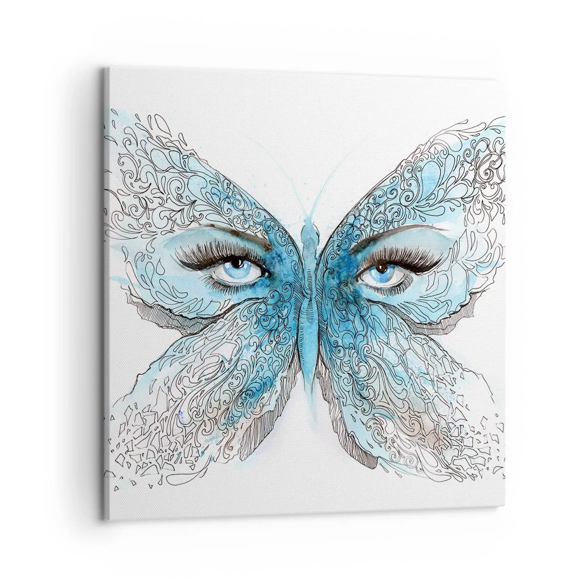 Schilderen op canvas - Eros pimpelmees - 50x50 cm