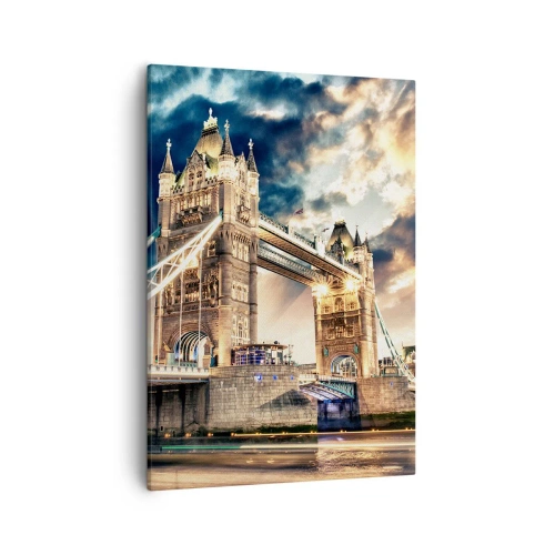 Schilderen op canvas - Victoriaans rijksmonument - 50x70 cm