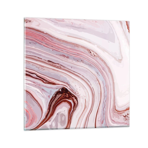 Schilderen op glas - Rechtdoor, dan rechts naar beneden - 30x30 cm