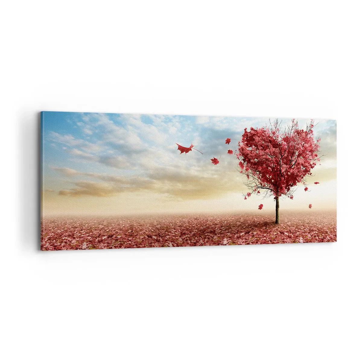 Schilderen op canvas - Word ook verliefd - 100x40 cm