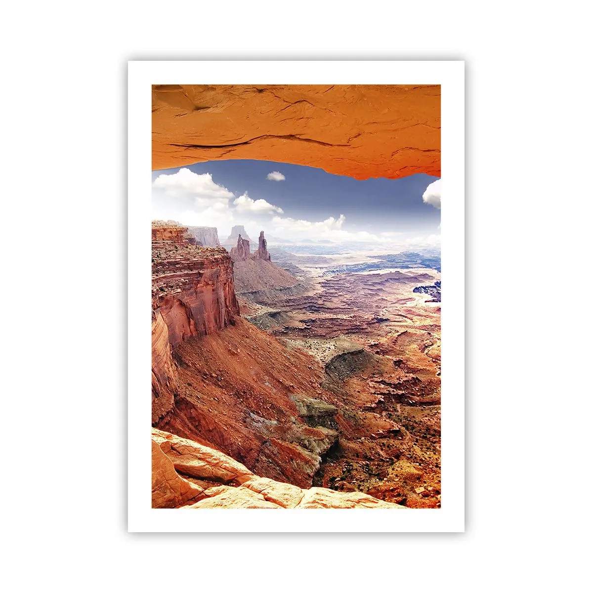 Poster - Door de natuur zelf gebeeldhouwd - 50x70 cm