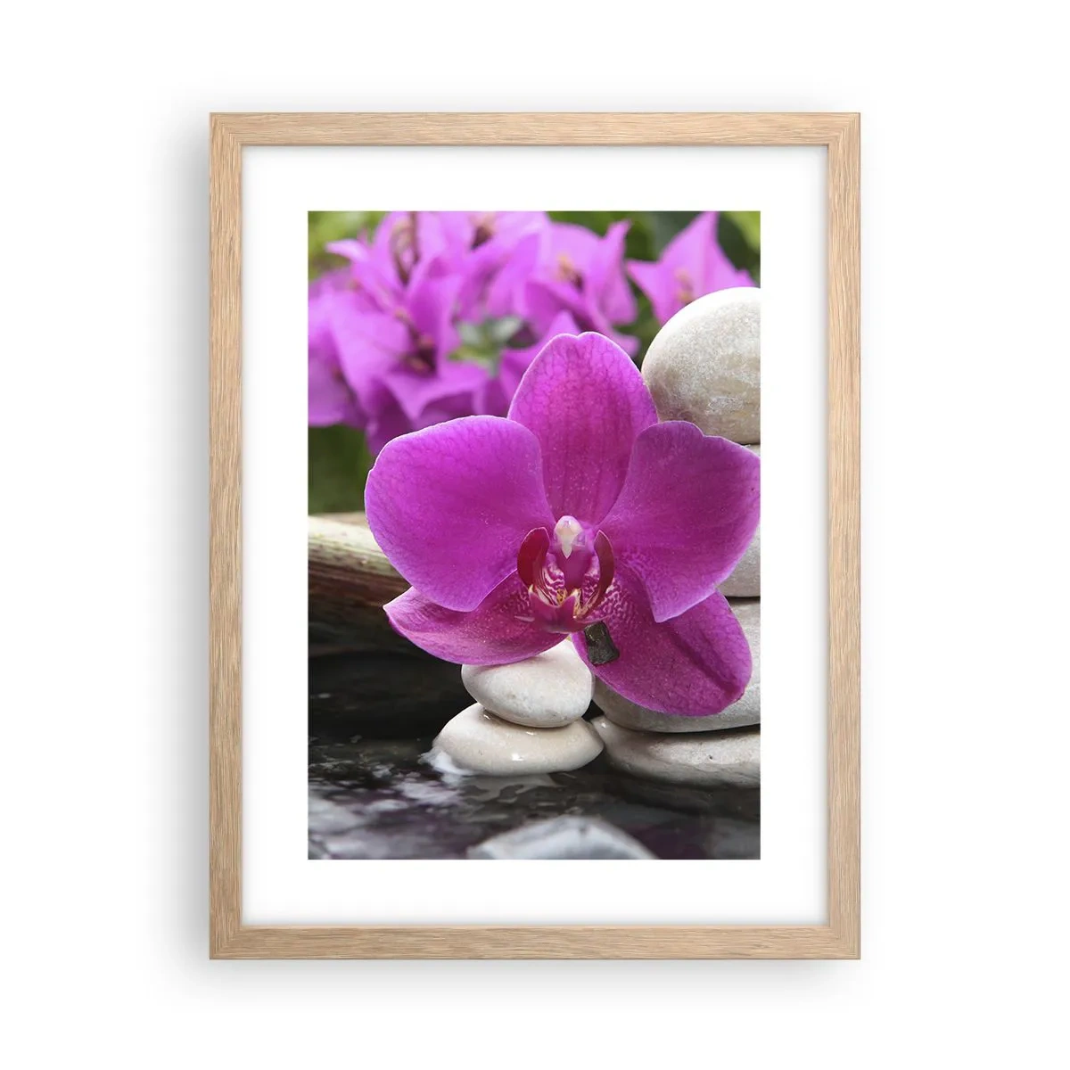 Een poster in een licht eiken lijst - Je bent al aan het rusten - 30x40 cm