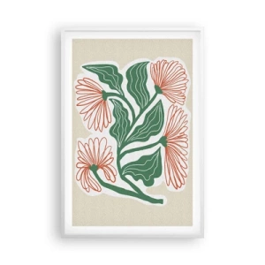 Poster in een witte lijst - Folk en modern - 61x91 cm