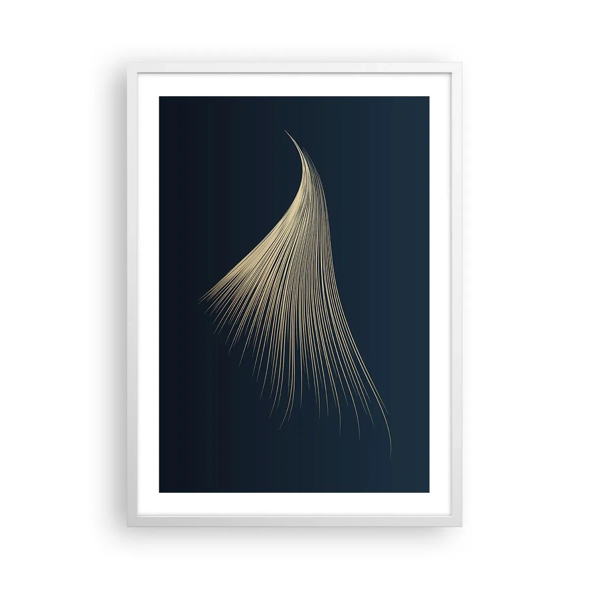 Poster in een witte lijst - Als het haar van een engel - 50x70 cm