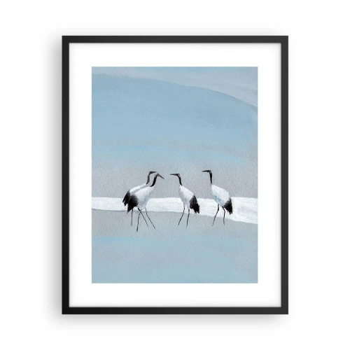 Poster in een zwarte lijst - Na een warme dag - 40x50 cm