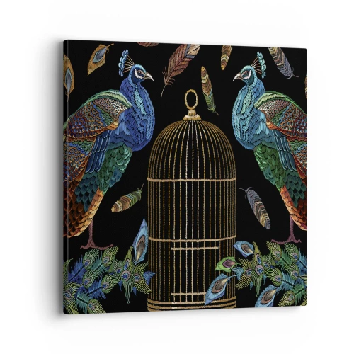 Schilderen op canvas - In koninklijke gewaden - 40x40 cm