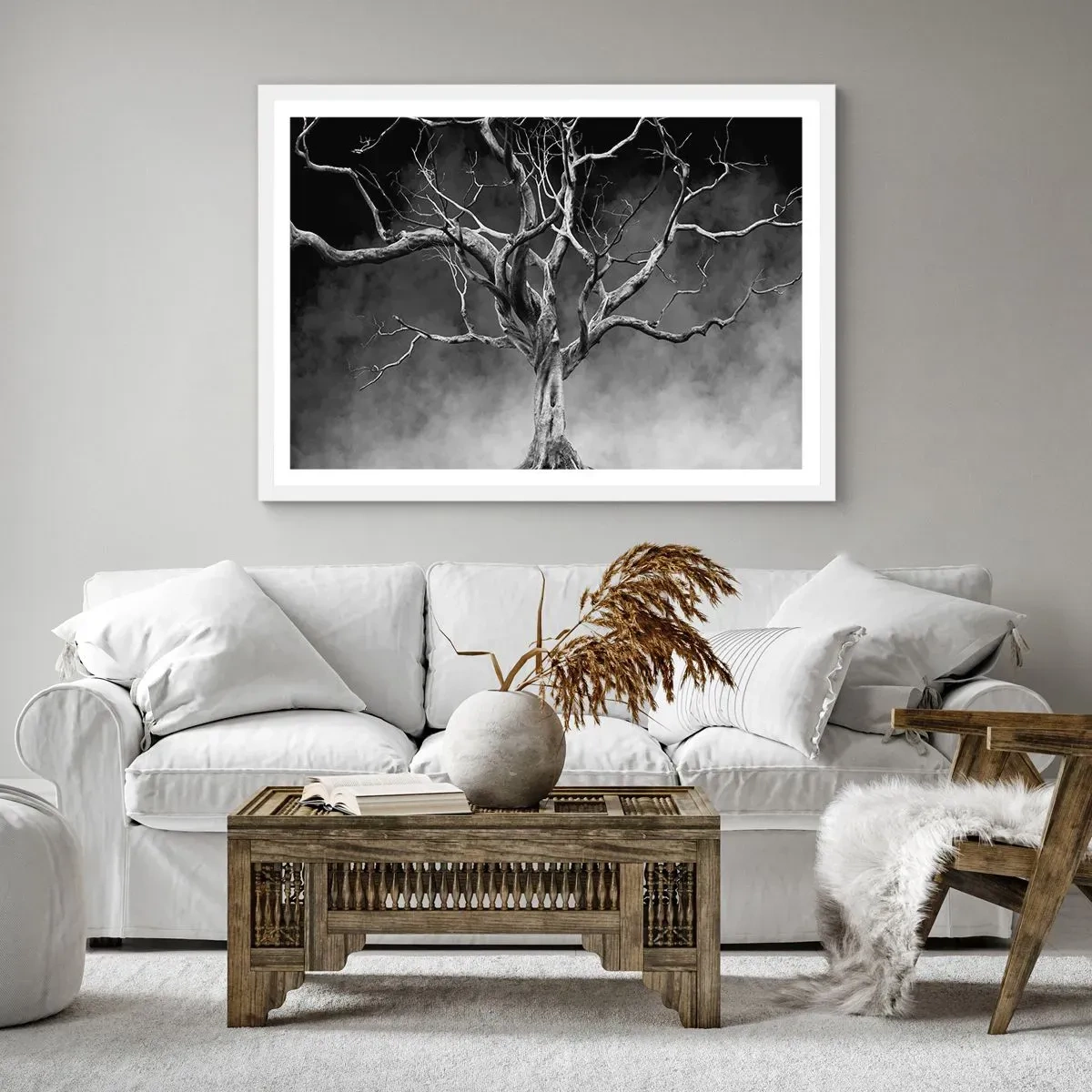 Poster in een witte lijst - Oorspronkelijk en heilig - 100x70 cm