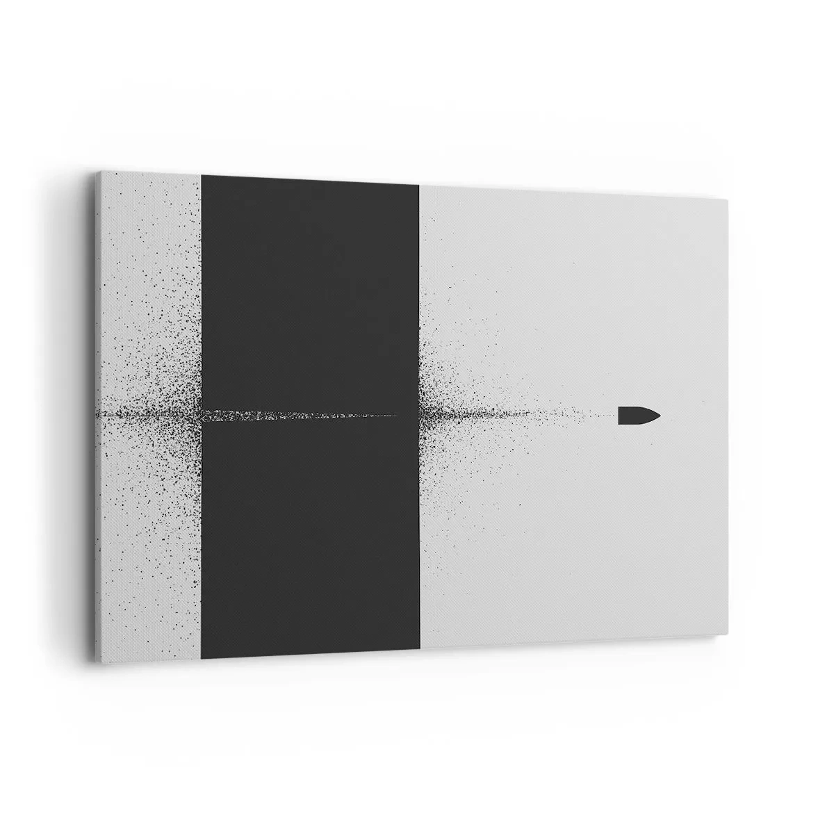 Schilderen op canvas - Rechtstreeks naar het doel - 120x80 cm