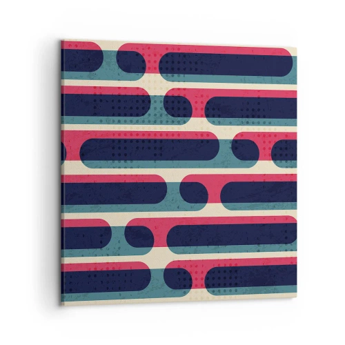 Schilderen op canvas - In de diepte en vooruit - 50x50 cm