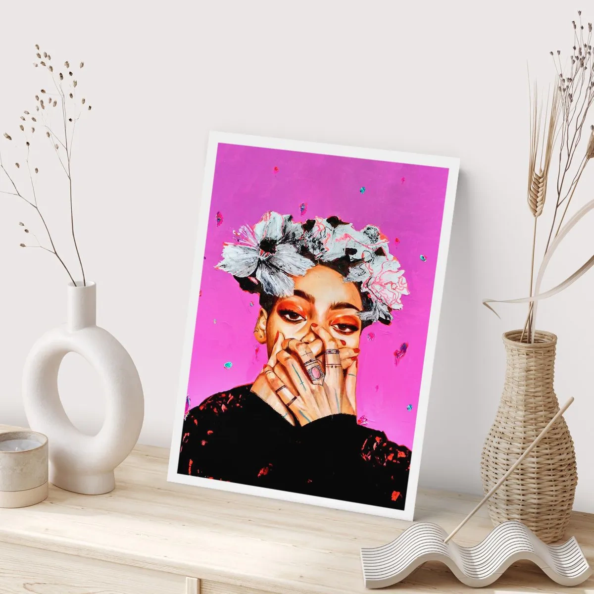 Poster - Een beetje gek - 40x50 cm