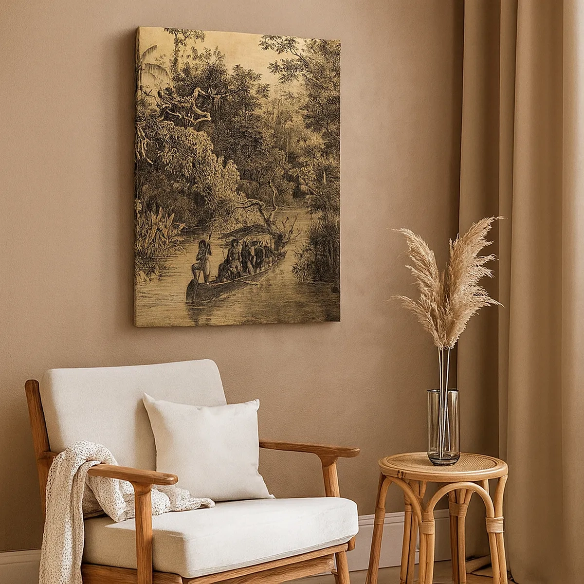 Schilderen op canvas - Expeditie naar de bron - 50x70 cm