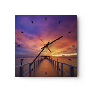 Wandklok - Klok - Zonder einde - 30x30 cm