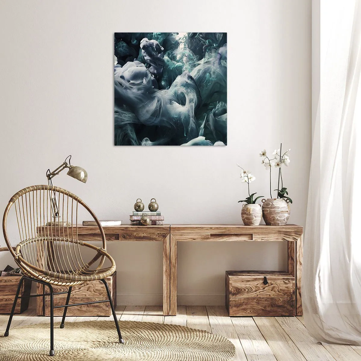 Schilderen op canvas - De nobele kilheid van steen - 60x60 cm