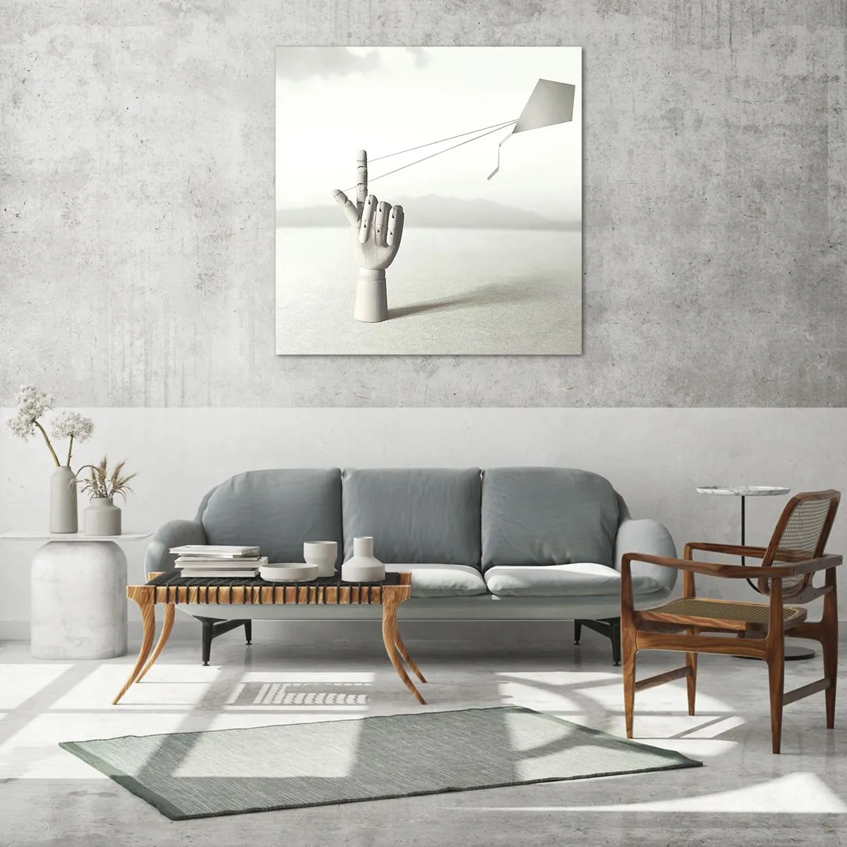 Schilderen op glas - Krachttest - 70x70 cm