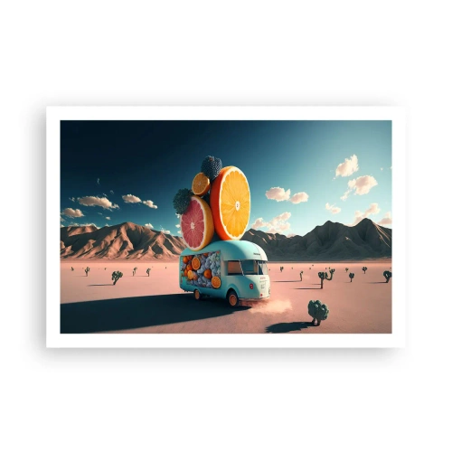 Poster - De smaak van vakantie - 91x61 cm