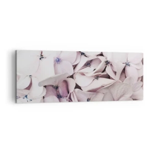 Schilderen op canvas - In een vloed van bloemen - 140x50 cm