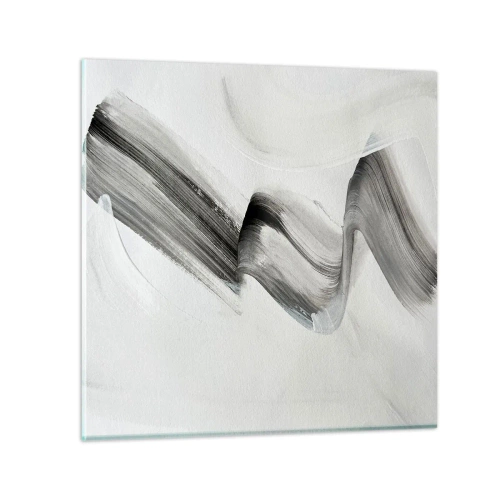 Schilderen op glas - Terloops voor de lol - 50x50 cm