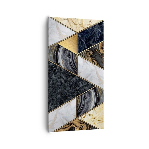 Schilderen op canvas - Steen bij steen - 65x120 cm