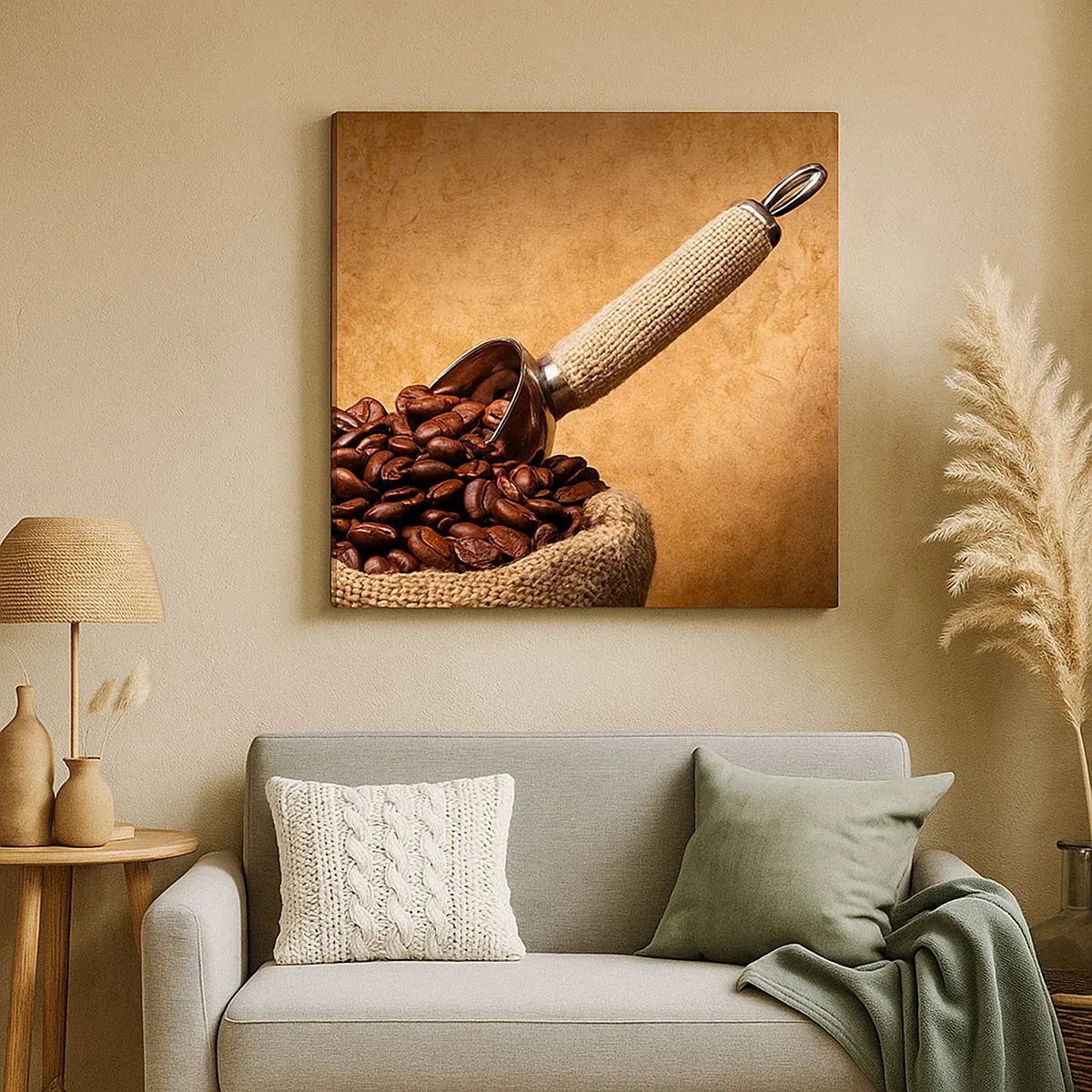 Schilderen op canvas - Aan de bron van de smaak - 30x30 cm