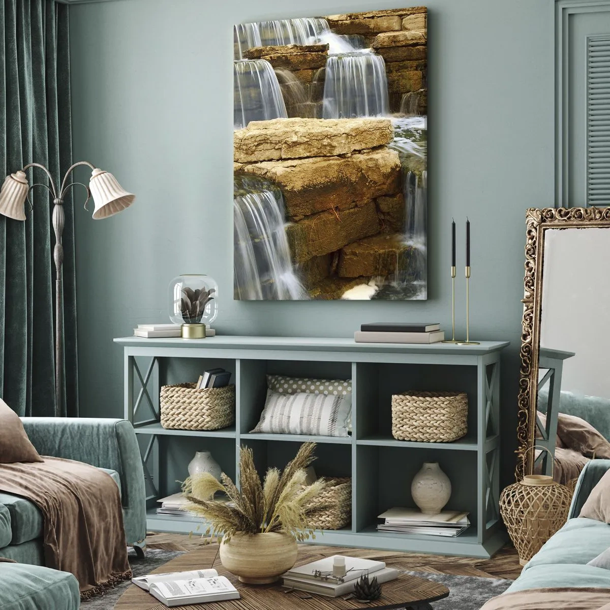 Schilderen op canvas - Trap naar de hemel - 70x100 cm