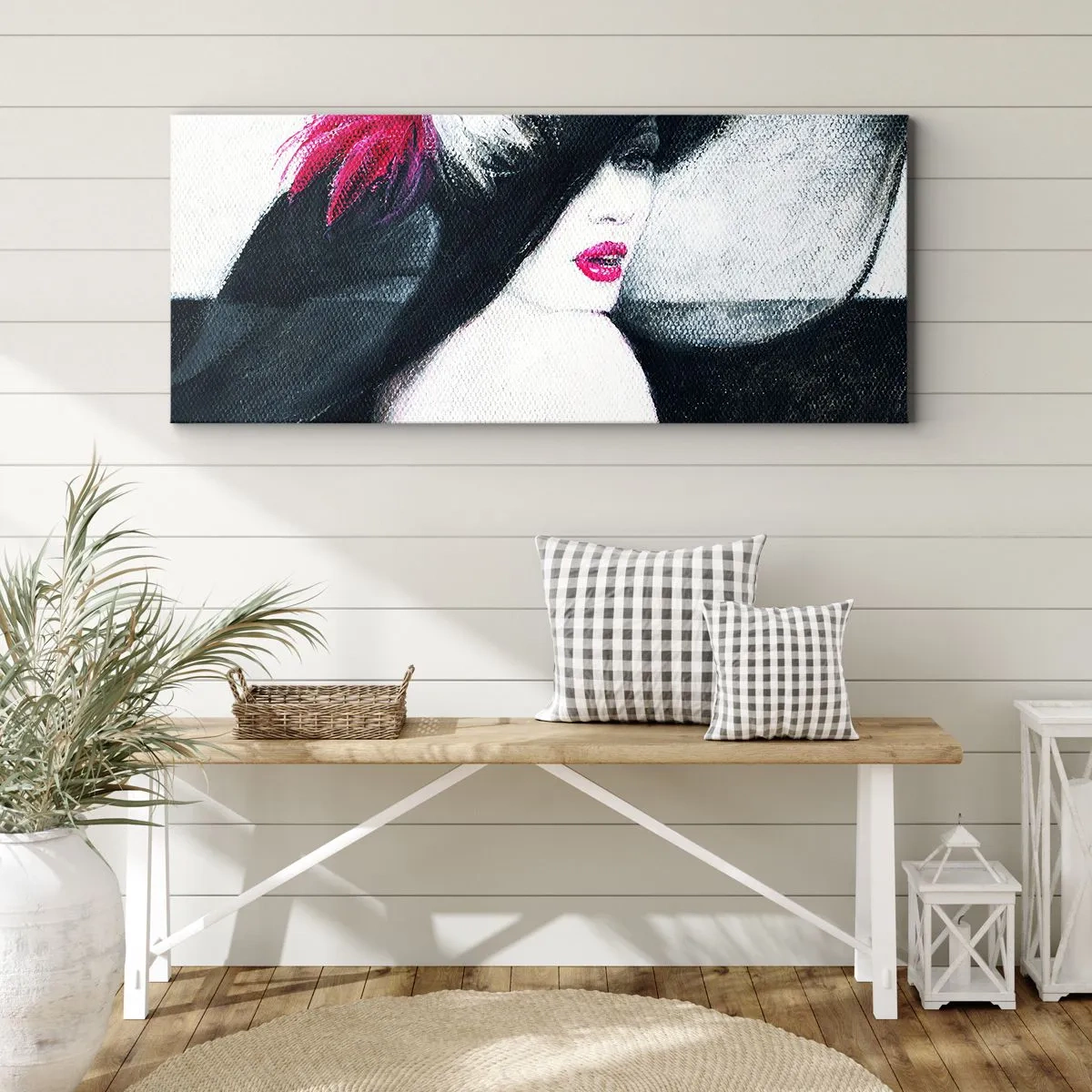 Schilderen op canvas - Altijd een geheim - 120x50 cm