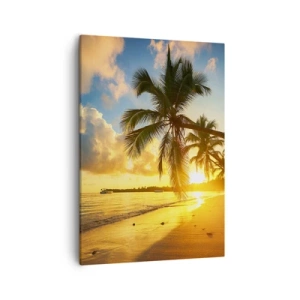 Schilderen op canvas - Caribische droom - 50x70 cm