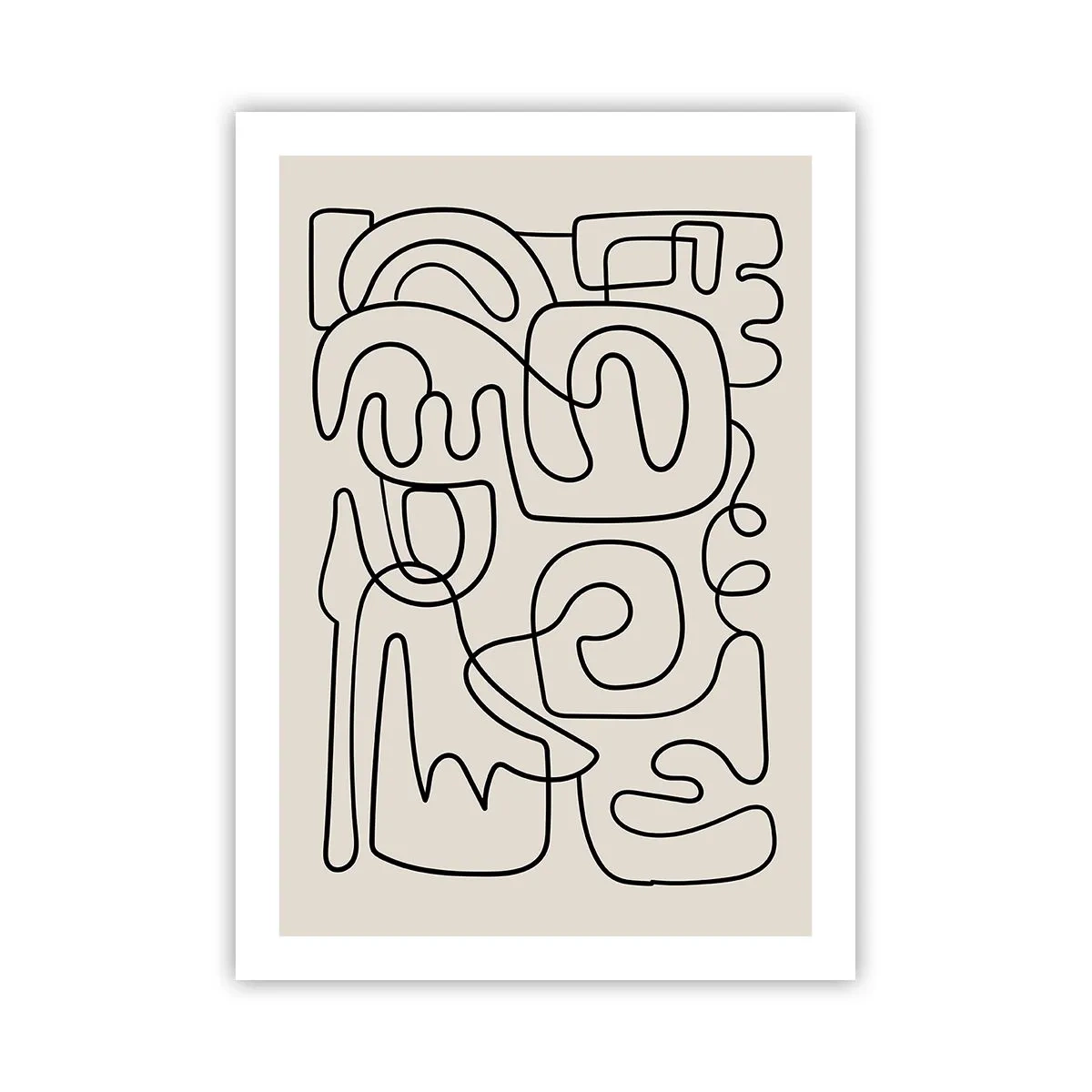 Poster - Volg het pad - 50x70 cm