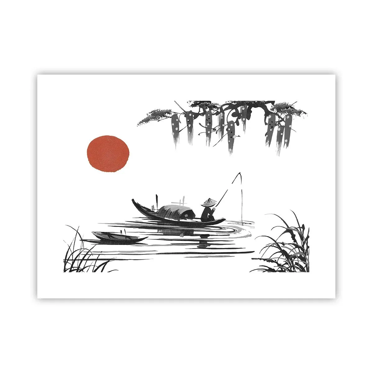 Poster - Aziatische middag - 40x30 cm