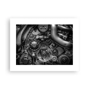 Poster - De poëzie van mechanica - 40x30 cm