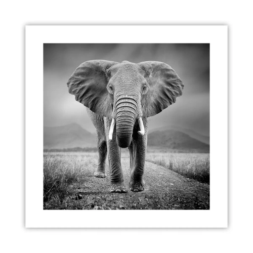 Poster - De gastheer heet je welkom - 40x40 cm