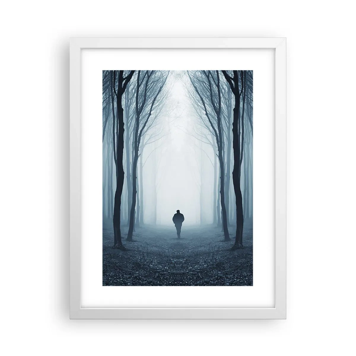 Poster in een witte lijst - En alles is eenvoudig en duidelijk - 30x40 cm