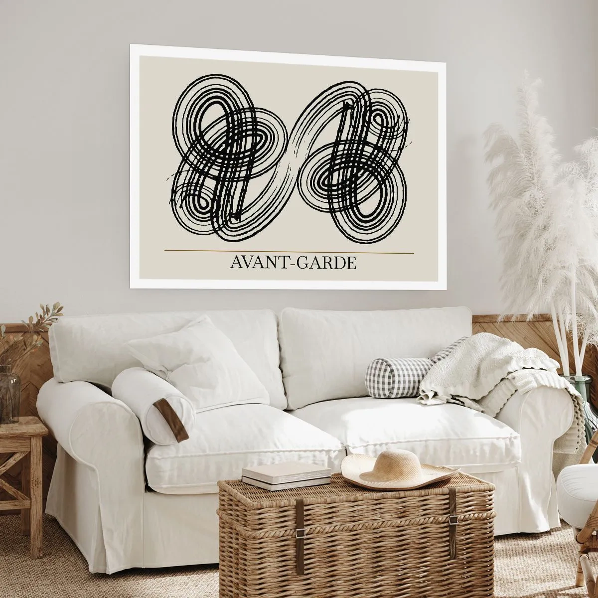 Poster - Het kwam er spontaan uit - 100x70 cm