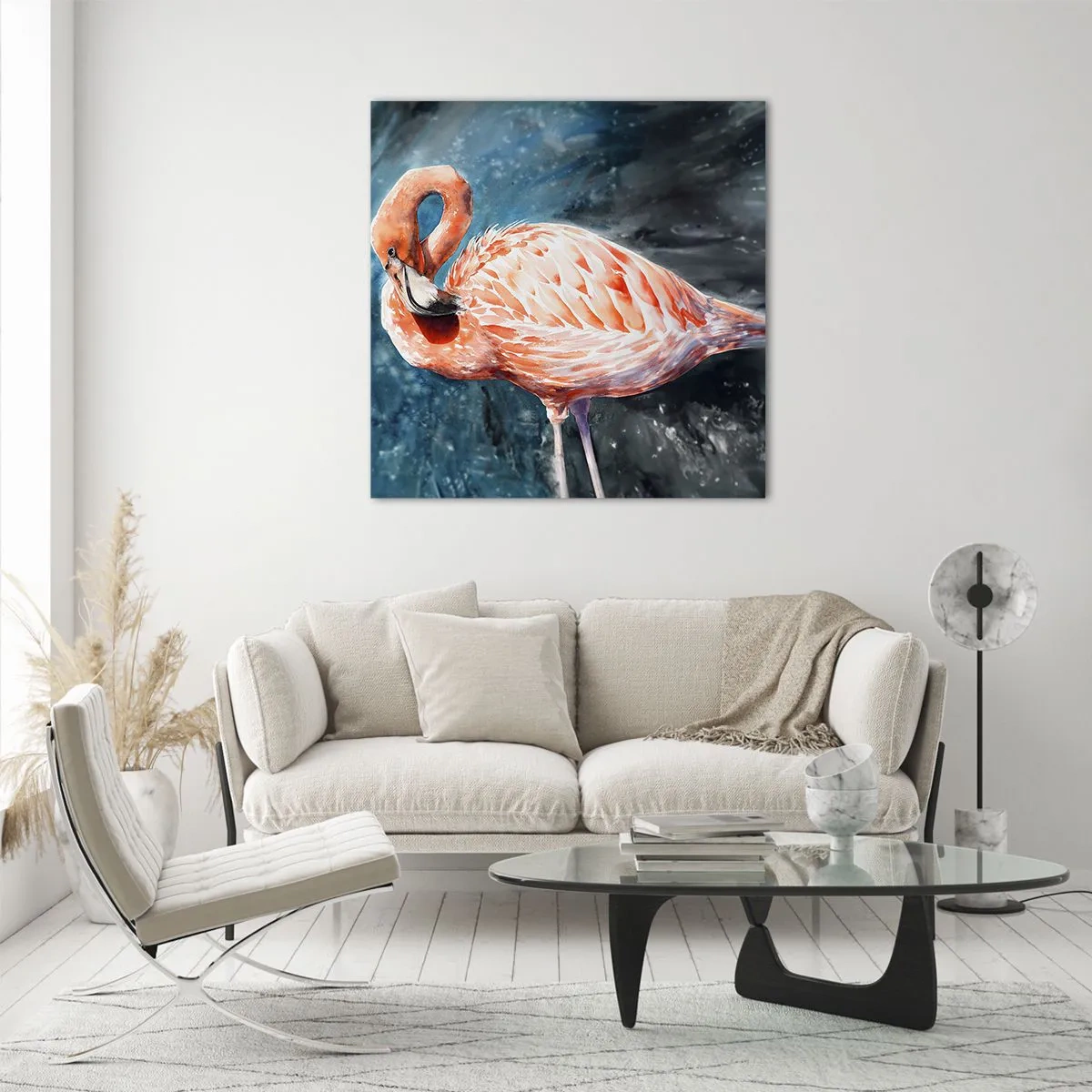 Schilderen op glas - Decoratief van aard - 60x60 cm