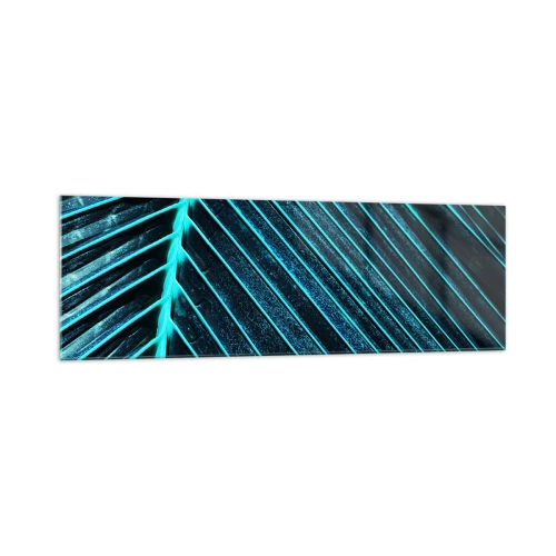 Schilderen op glas - Groene textuur - 160x50 cm