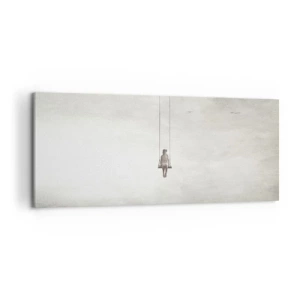 Schilderen op canvas - Een kind in ons - 120x50 cm