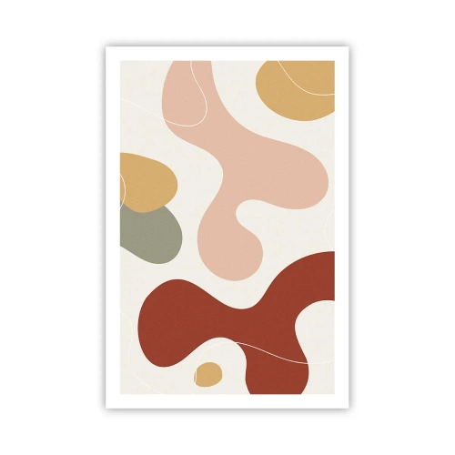 Poster - Kronkels of krullen? - 61x91 cm